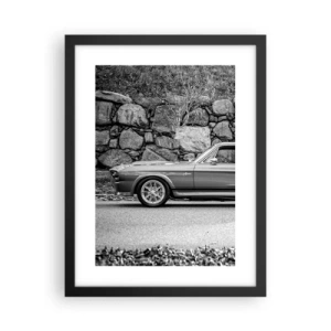 Plakát v černém rámu - Legenda 60. let - 30x40 cm