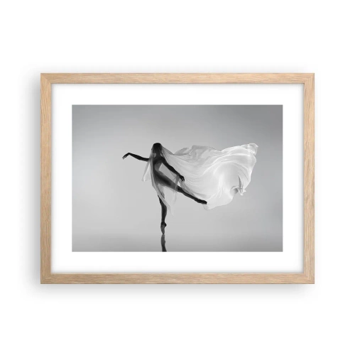 Plakát v rámu světlý dub - Lehkost a půvab - 40x30 cm