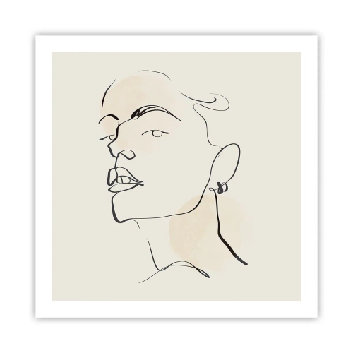 Plakát - Hrdý pohled - 60x60 cm