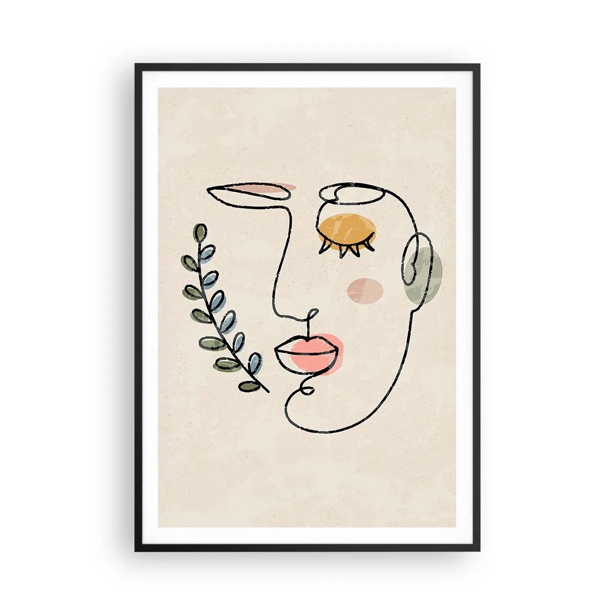 Plakát v černém rámu - Nalezený klid - 70x100 cm