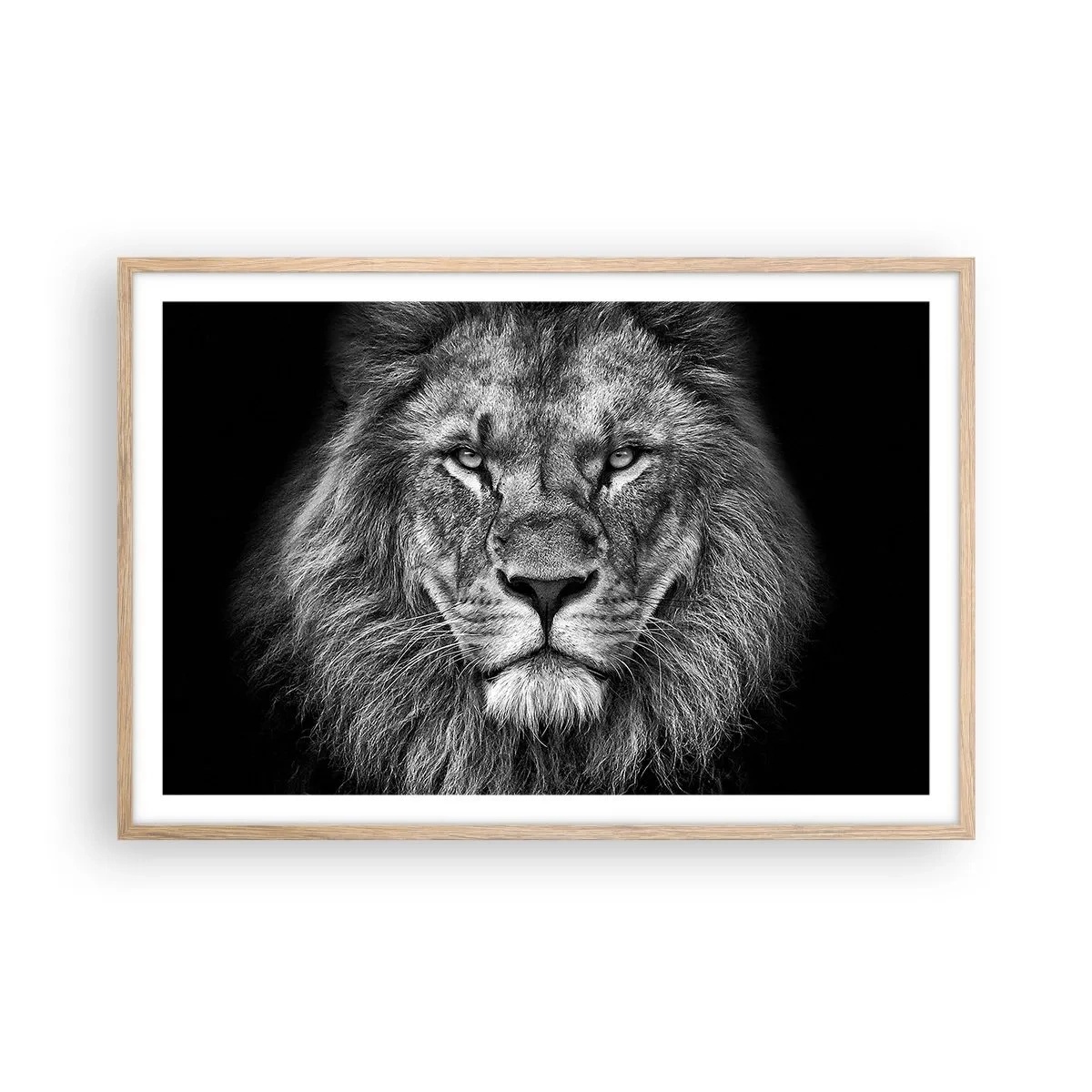 Plakát v rámu světlý dub - V korunovačním oděvu - 91x61 cm