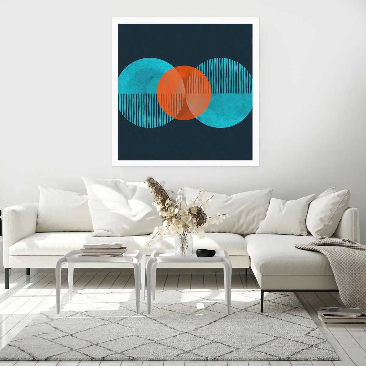 Plakát - Symetrická kompozice - 50x50 cm