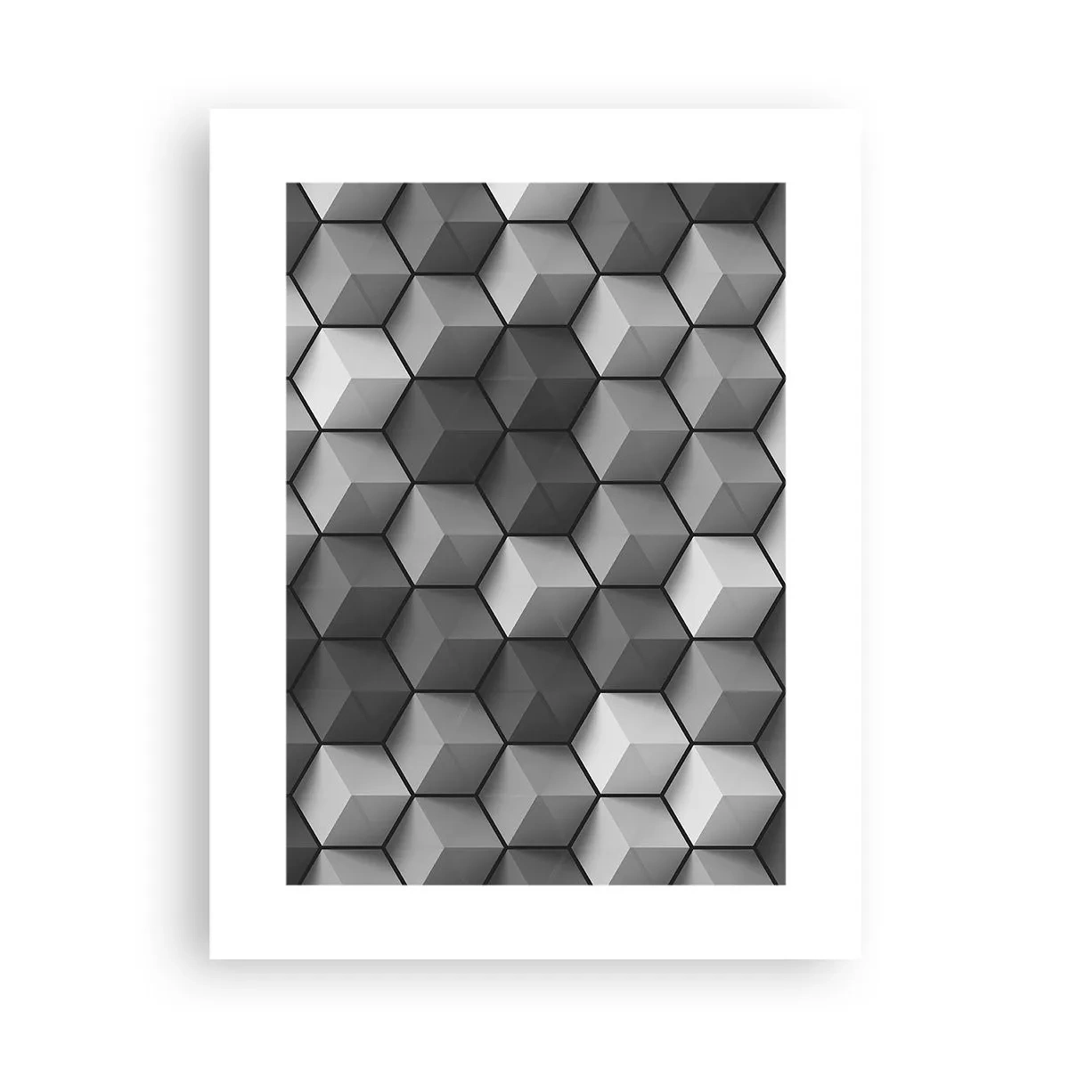 Plakát - Kubistické puzzle - 30x40 cm