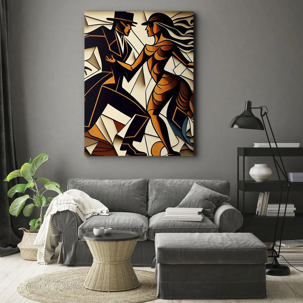 Obraz na plátně - Tanec vřelosti a vášně - 50x70 cm