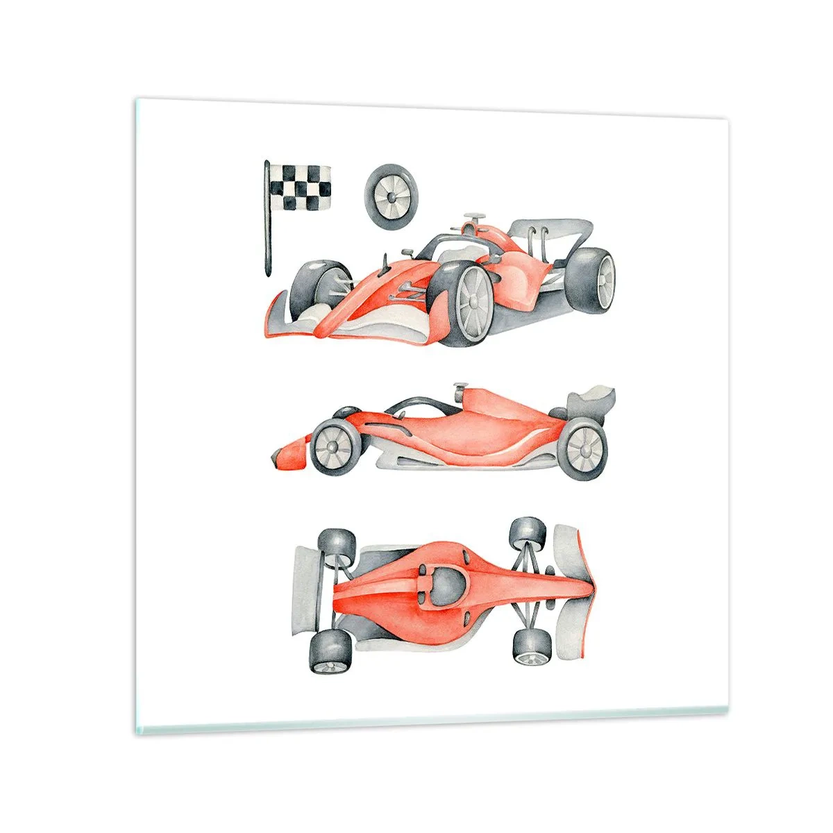 Obraz na skle - Dohnat sen - 70x70 cm