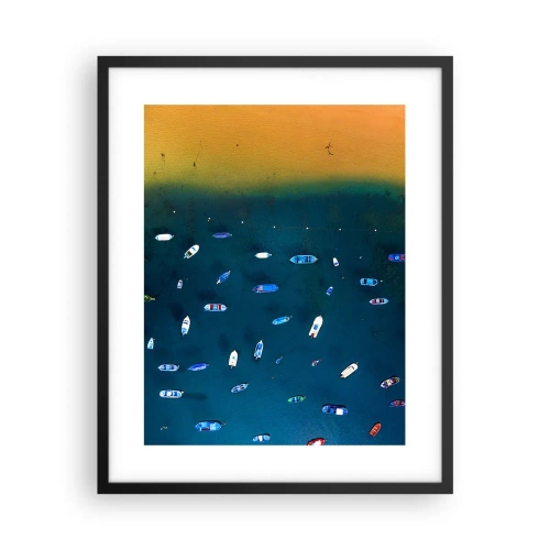 Plakát v černém rámu - Prázdninová hra - 40x50 cm