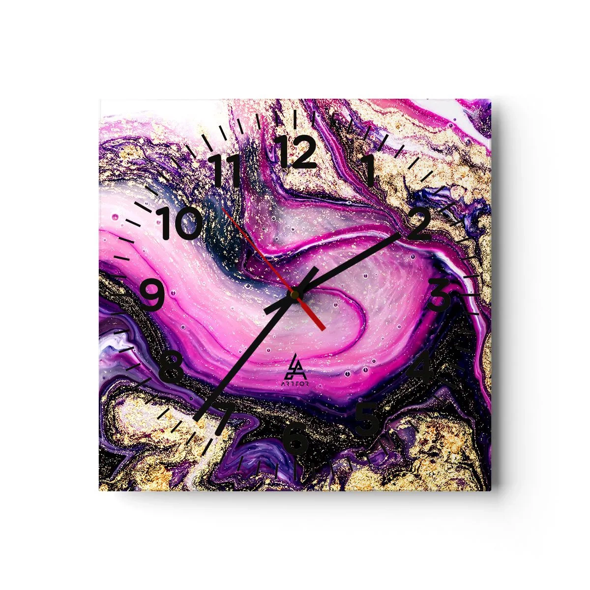 Nástěnné hodiny - Okamžik v zákulisí - 40x40 cm