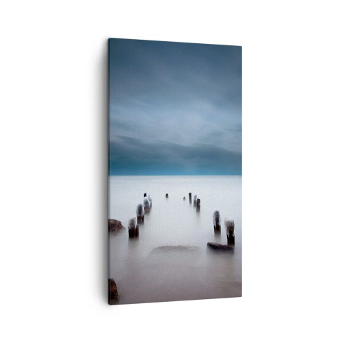 Obraz na plátně - Zamyšlené jezero - 45x80 cm