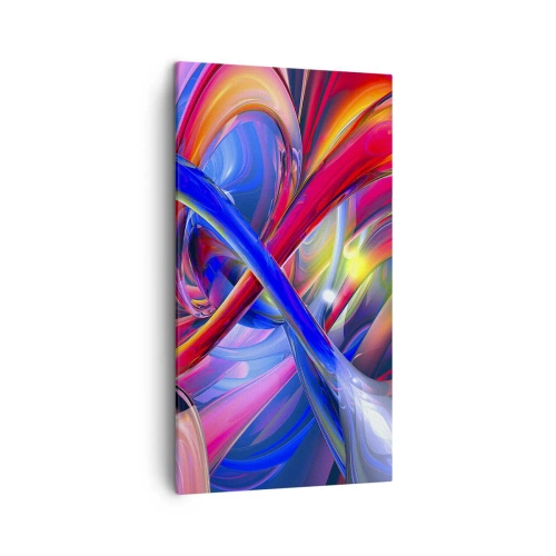 Obraz na plátně - Tanec barev - 45x80 cm
