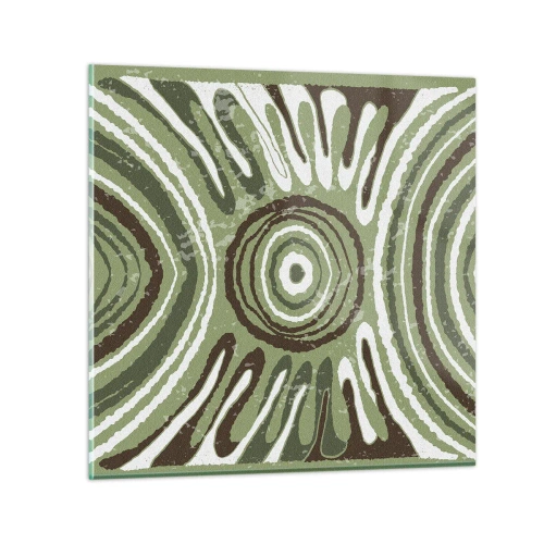 Obraz na skle - Exploze emocí - 30x30 cm