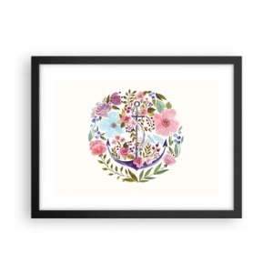 Plakát v černém rámu - Námořníkův hezký sen - 40x30 cm