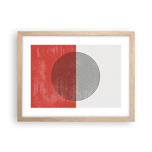 Plakát v rámu světlý dub - Přesný zásah - 40x30 cm
