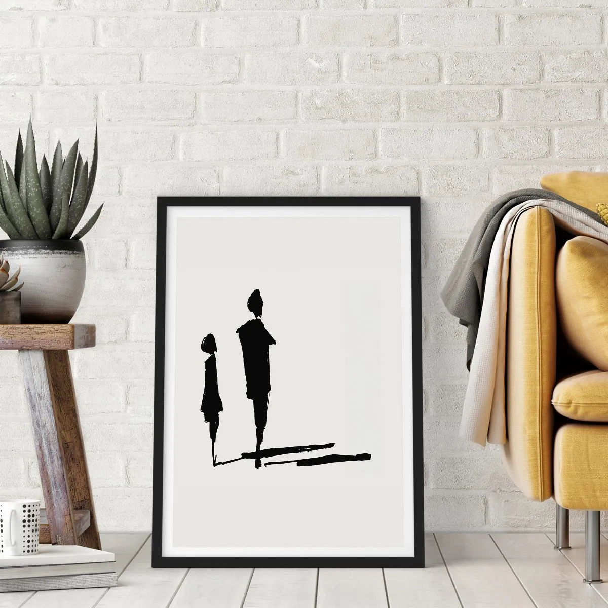 Plakát v černém rámu - Určitě spolu? - 50x70 cm