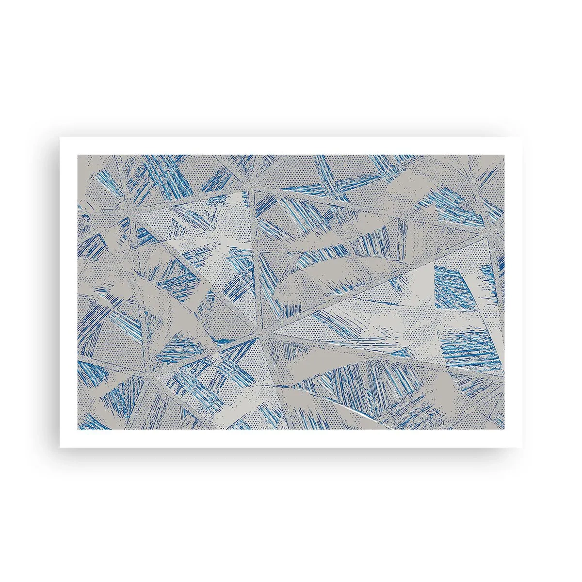 Plakát - V šedomodrém labyrintu - 91x61 cm