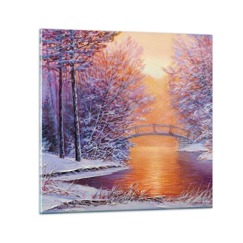 Obraz na skle - Sejdeme se zde - 30x30 cm