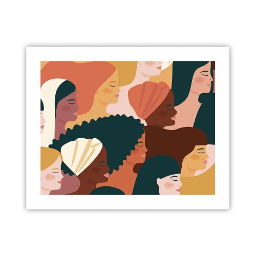 Plakát - Pouze ženskost - 50x40 cm