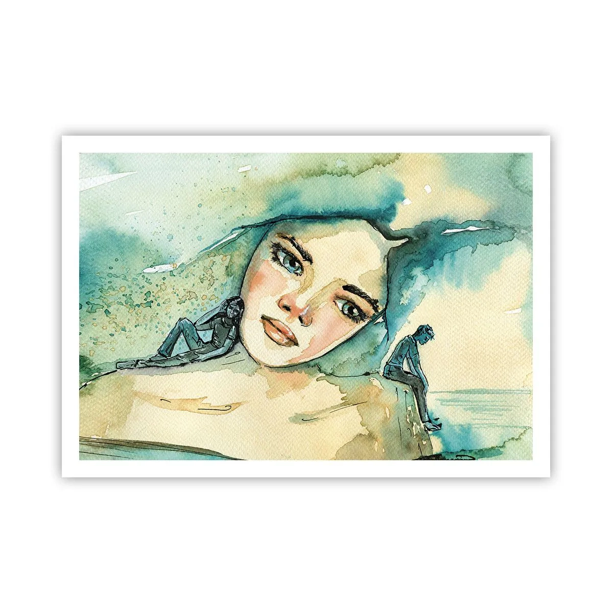 Plakát - Am I blue? - 100x70 cm