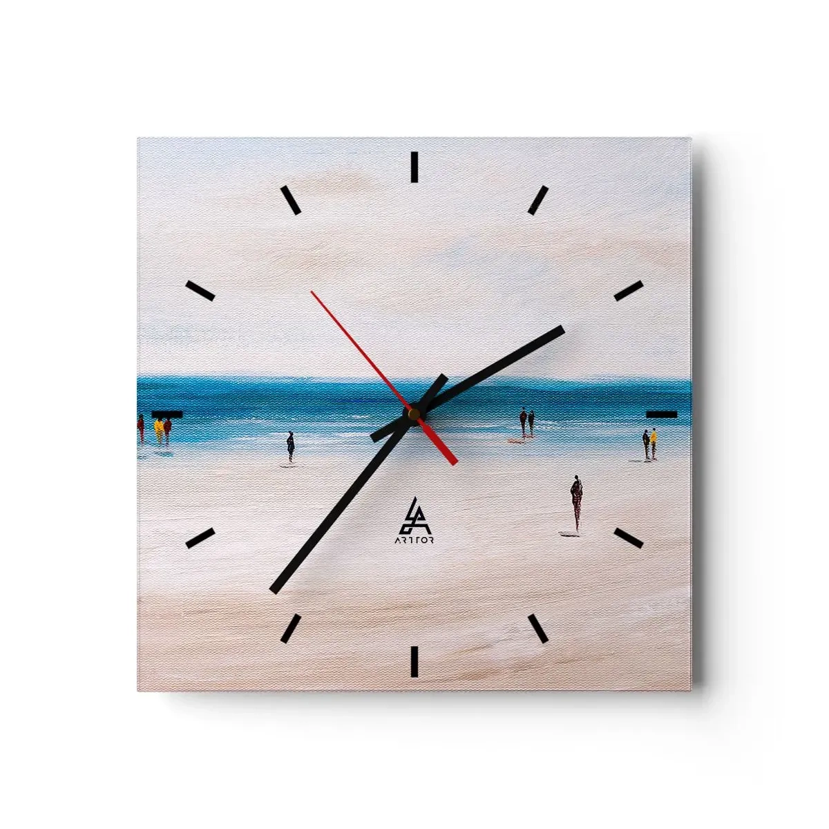 Nástěnné hodiny - Přirozená potřeba - 40x40 cm
