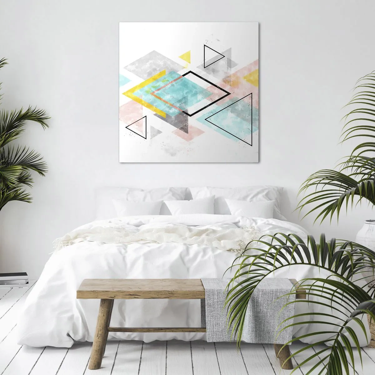 Obraz na plátně - Geometrická zábava - 60x60 cm