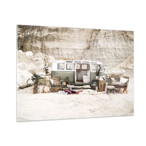 Obraz na skle - Cesta právě začíná - 100x70 cm