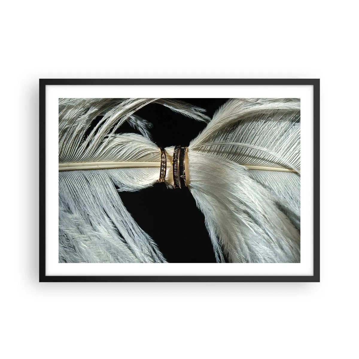 Plakát v černém rámu - …a neopustím tě…. - 70x50 cm