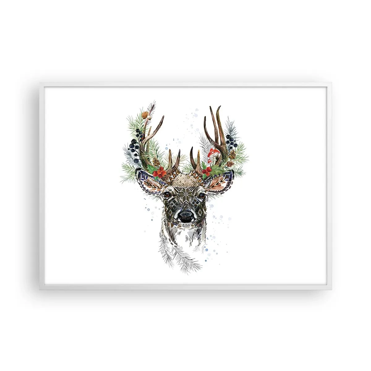 Plakát v bílém rámu - Ve slavnostním rouchu - 100x70 cm