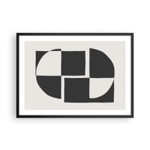 Plakát v černém rámu - Antitéza – syntéza - 70x50 cm