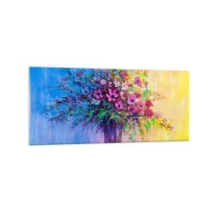 Obraz na skle - Dar letní louky - 120x50 cm