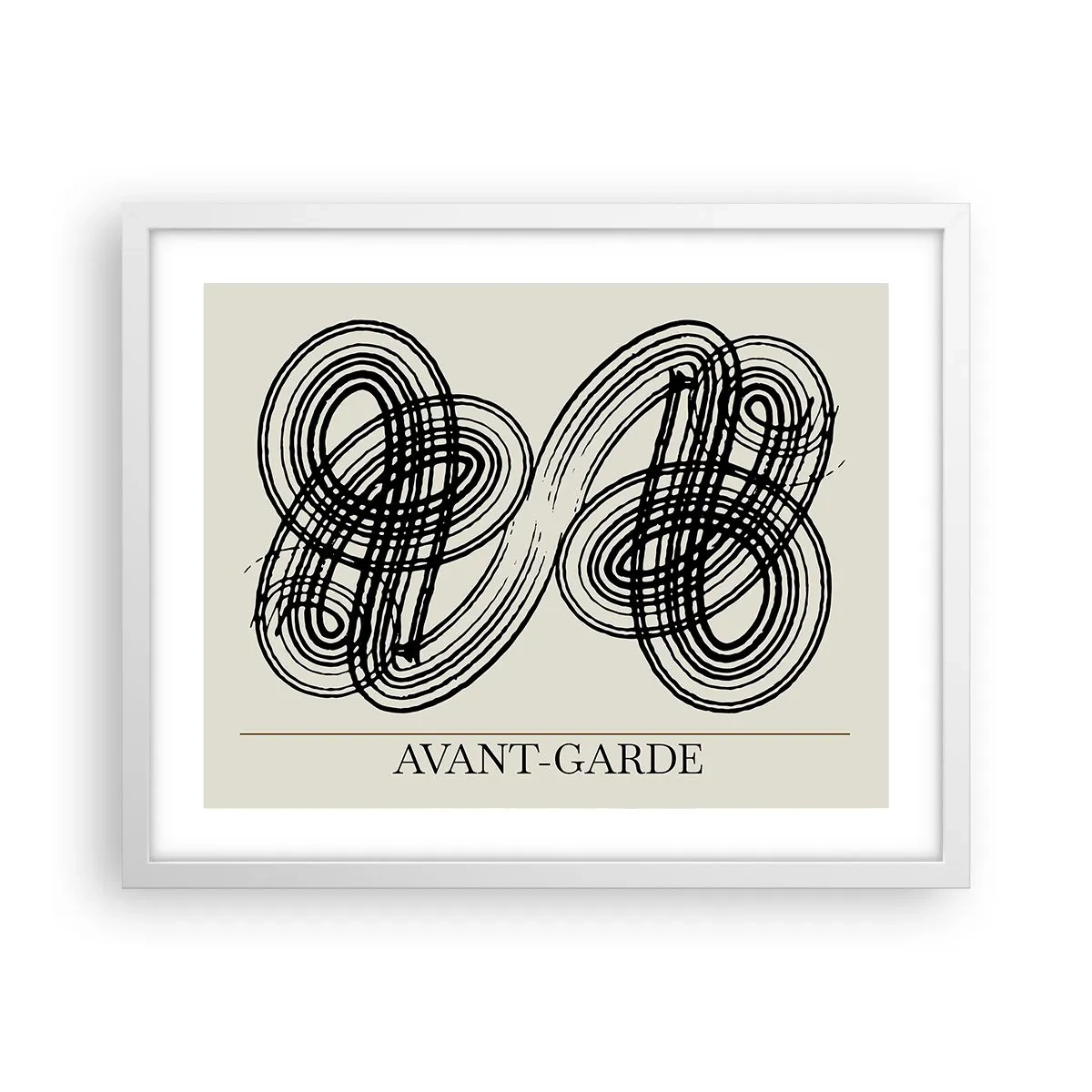 Plakát v bílém rámu - Vyšlo to spontánně - 50x40 cm