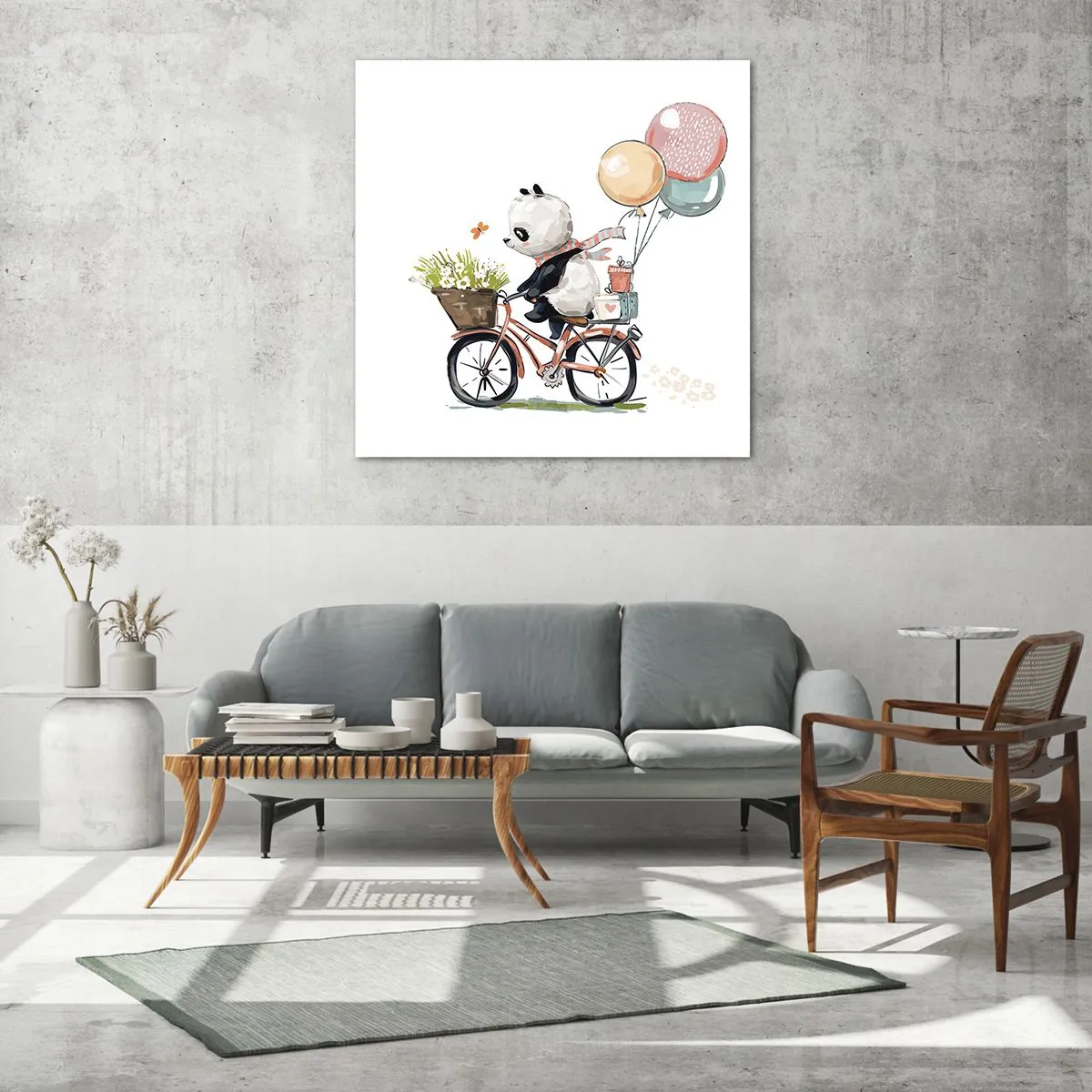 Obraz na skle - Šťastný den - 70x70 cm