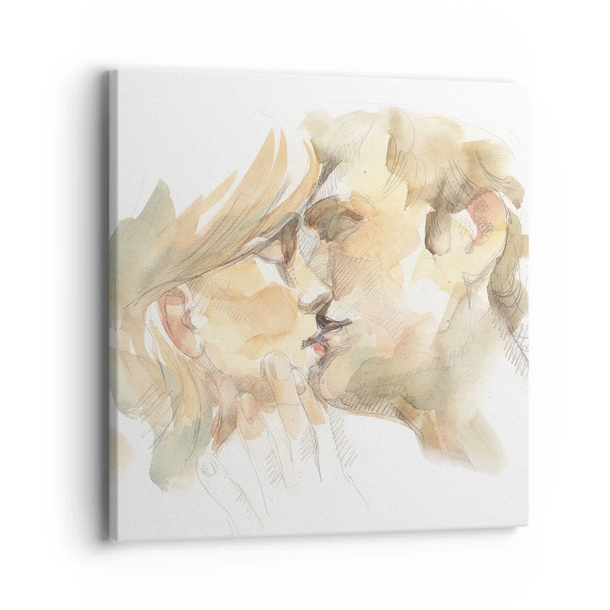 Obraz na plátně - Nalezena polovina? - 40x40 cm