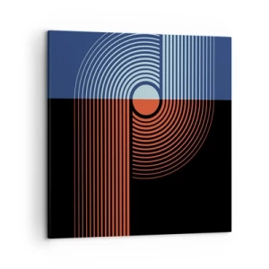 Obraz na plátně - V geometrickém objetí - 50x50 cm