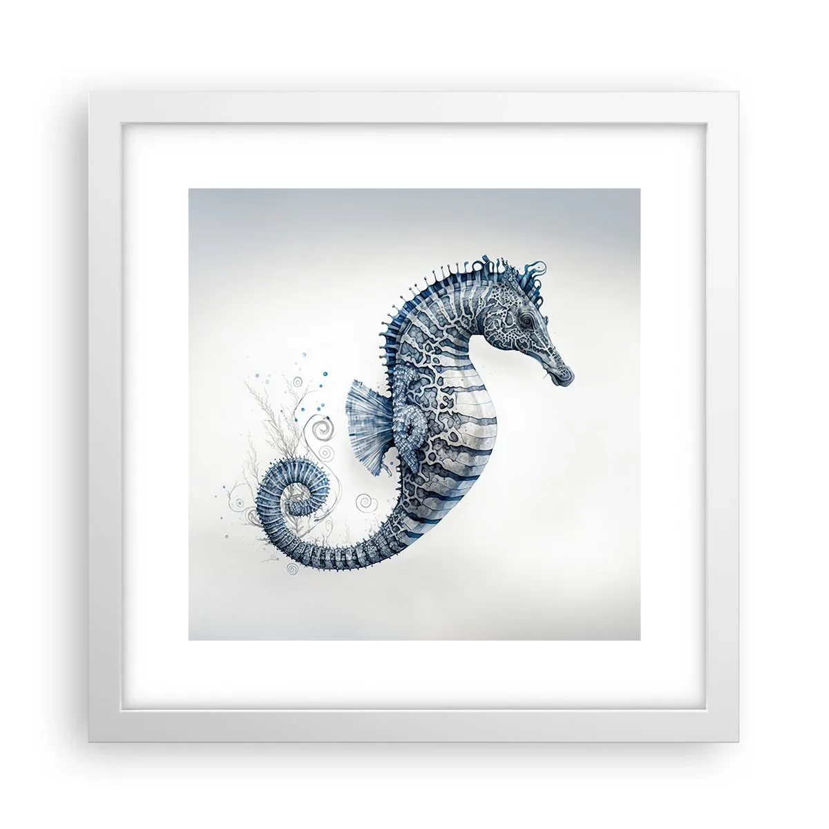 Plakát v bílém rámu - Jemný vtip přírody - 30x30 cm