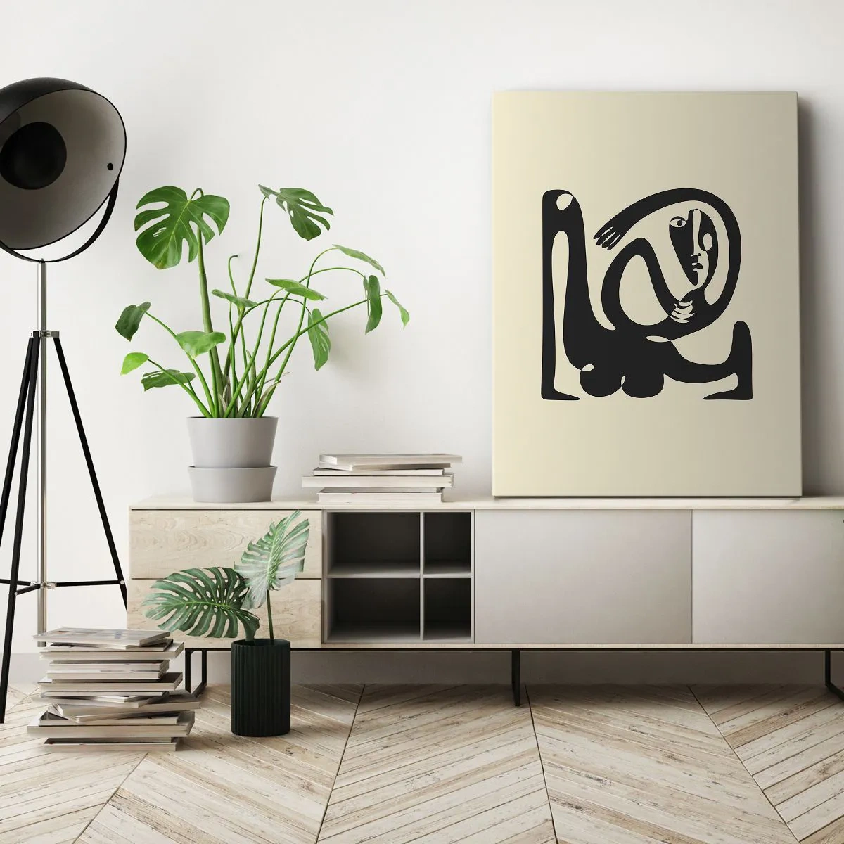Obraz na plátně - Téměř Picasso - 55x100 cm