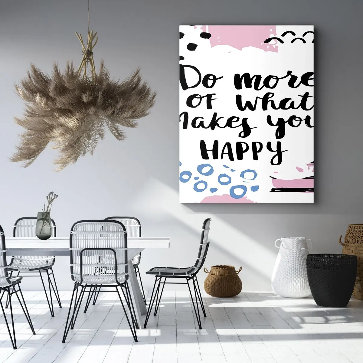 Obraz na plátně - Jak být šťastný - 50x70 cm