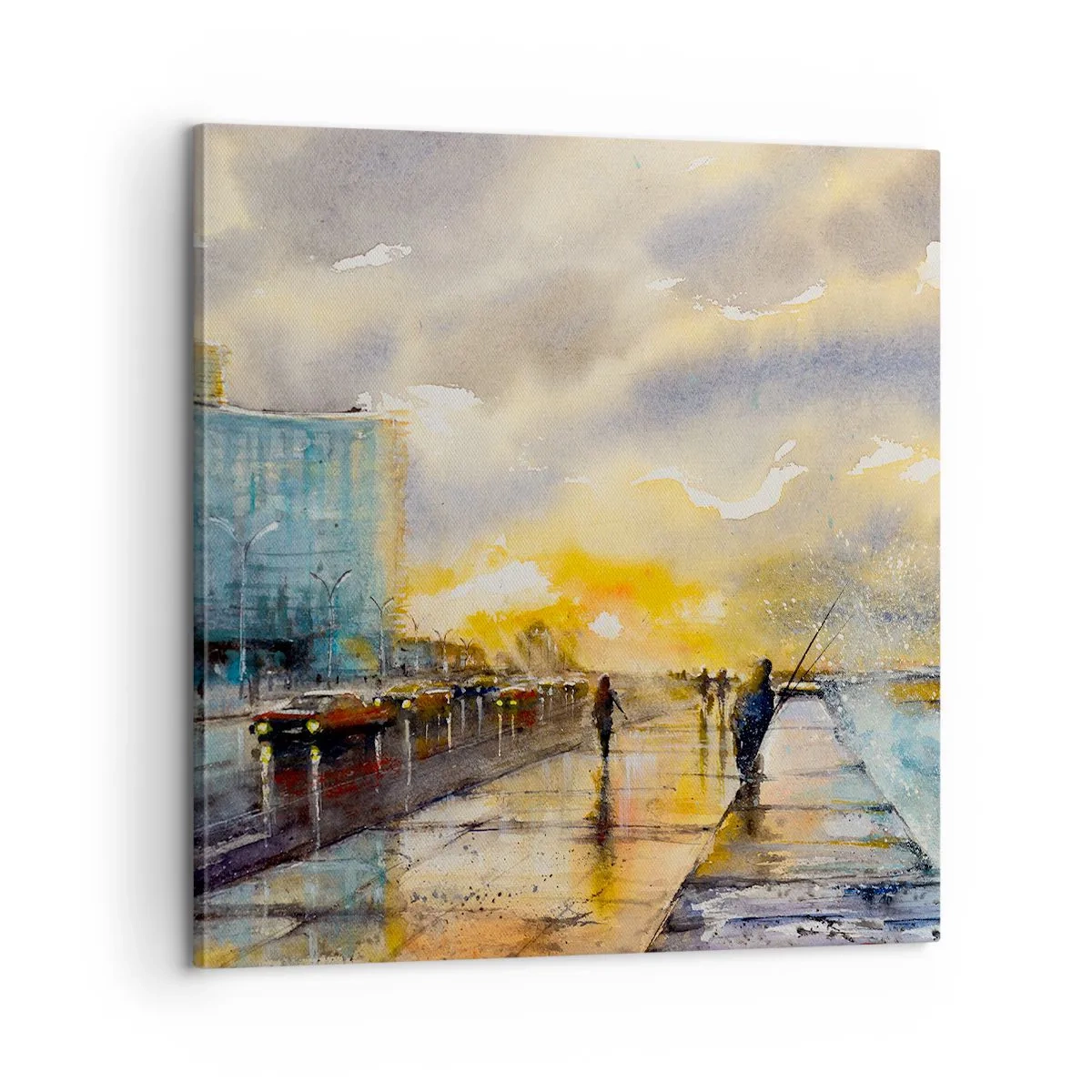 Obraz na plátně - Život na pobřeží - 60x60 cm