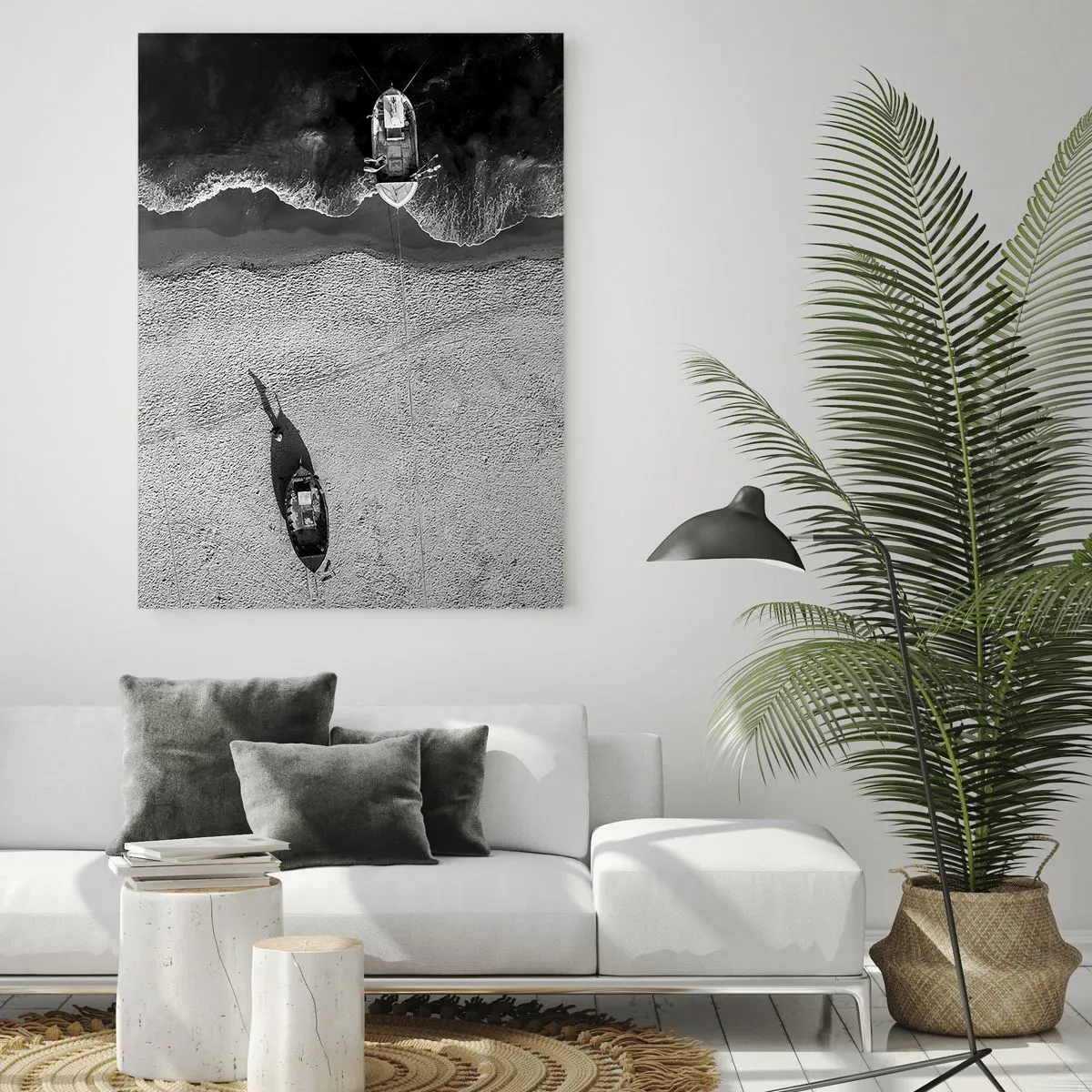 Obraz na skle - Ještě na břehu… - 50x70 cm