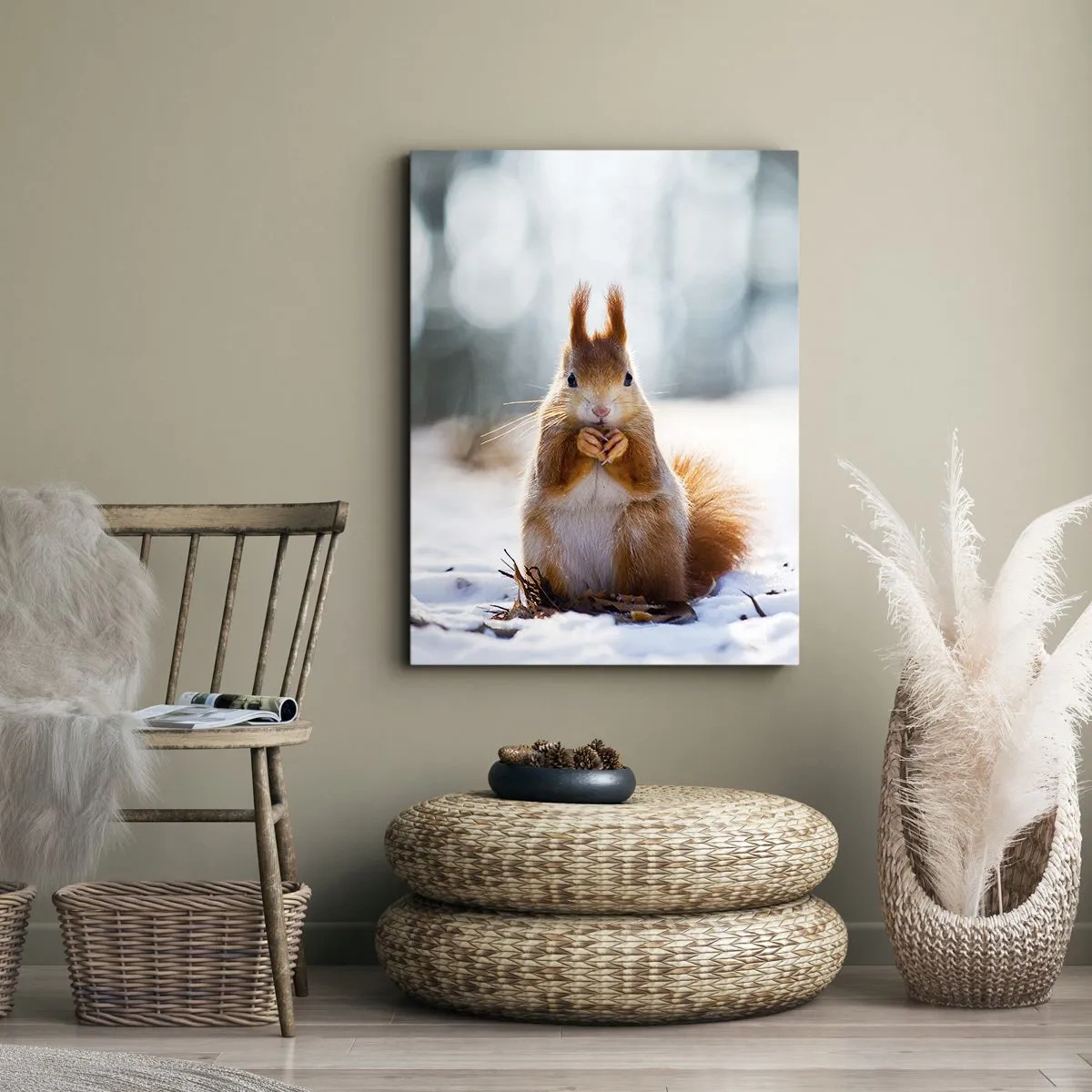 Obraz na plátně - Co se tak díváš? - 80x120 cm