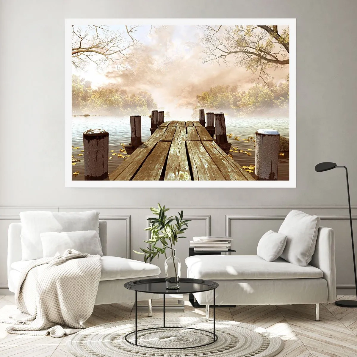 Plakát - Jemný smutek podzimu - 50x40 cm