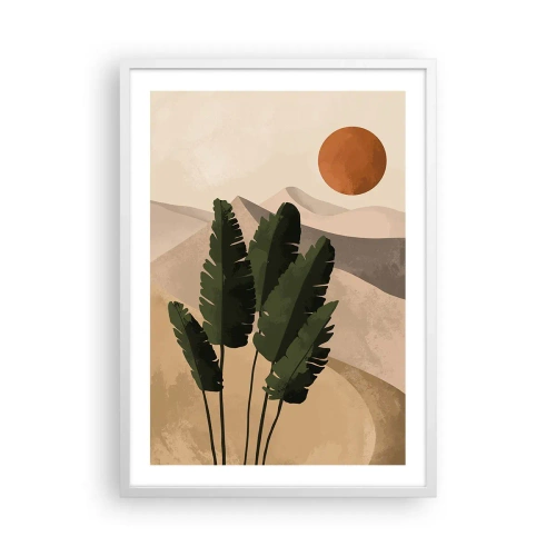 Plakát v bílém rámu - Triumf života - 50x70 cm