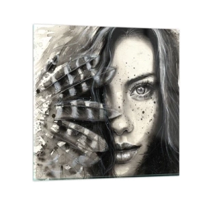 Obraz na skle - Divoká krása - 40x40 cm