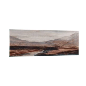 Obraz na skle -  Klidné údolí - 90x30 cm
