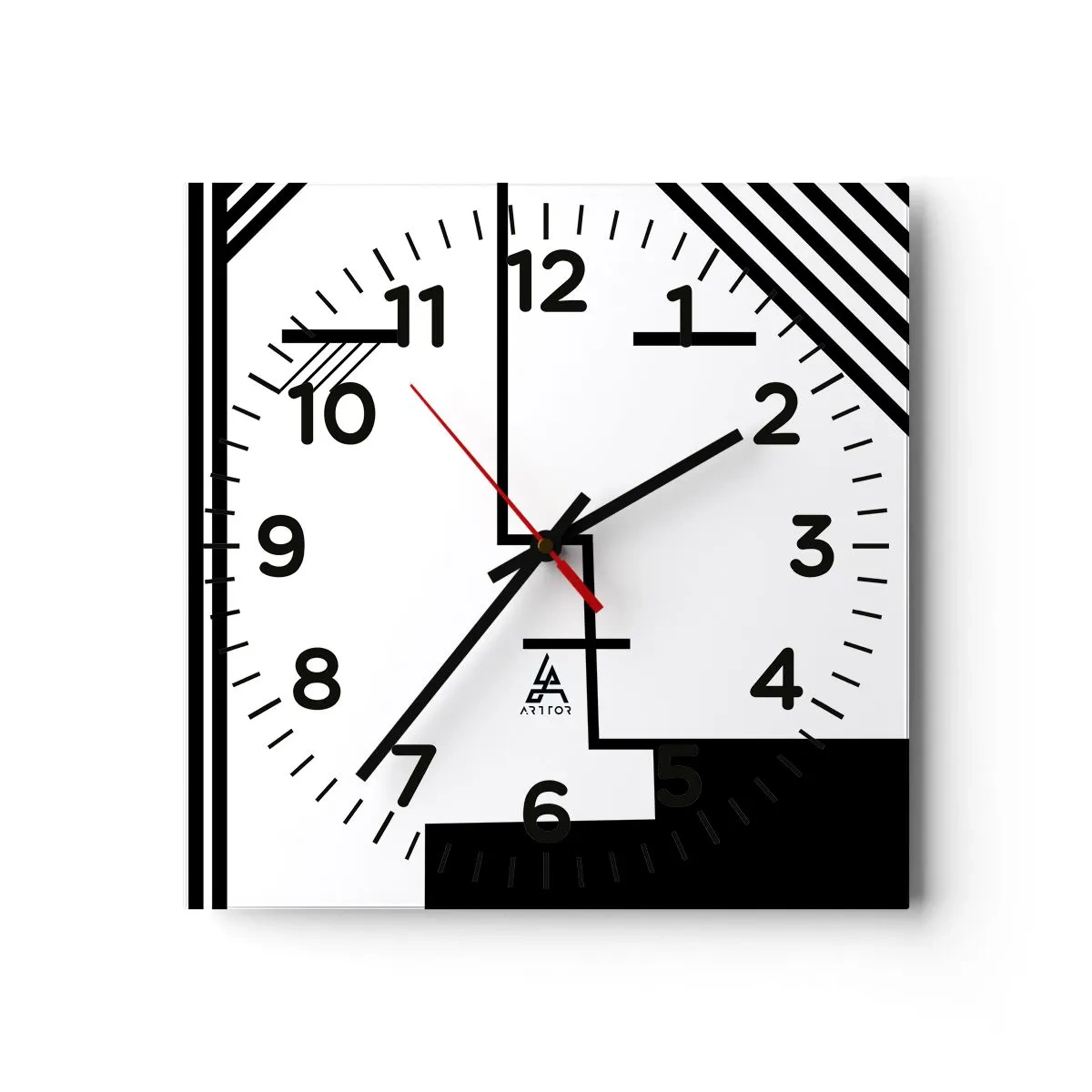 Nástěnné hodiny - Prostě polibek - 30x30 cm