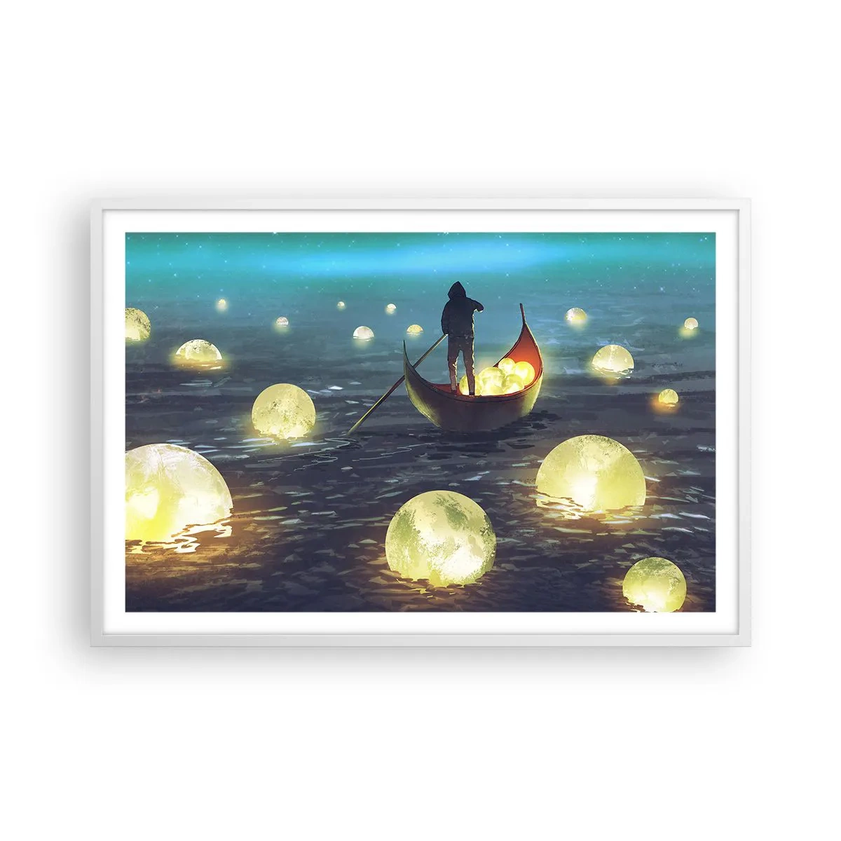 Plakát v bílém rámu - Věci, o nichž se filozofům nezdá - 91x61 cm