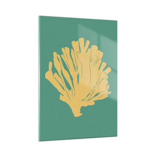 Obraz na skle - Křoví podvodního lesa - 50x70 cm