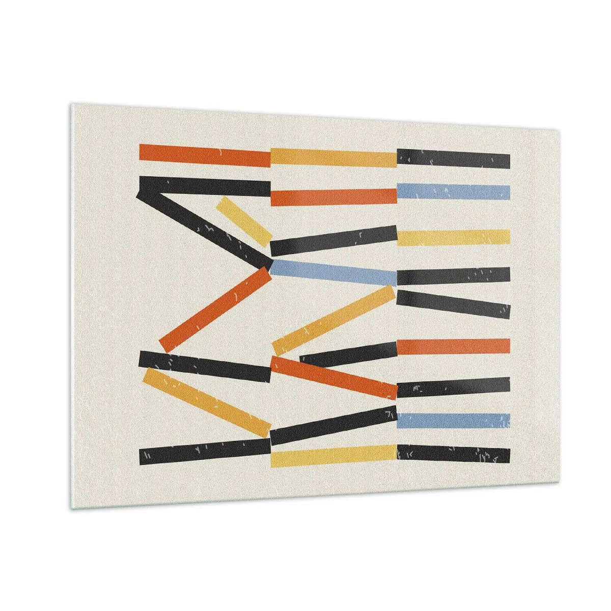 Obraz na skle - Kompozice na úrovni - 100x70 cm