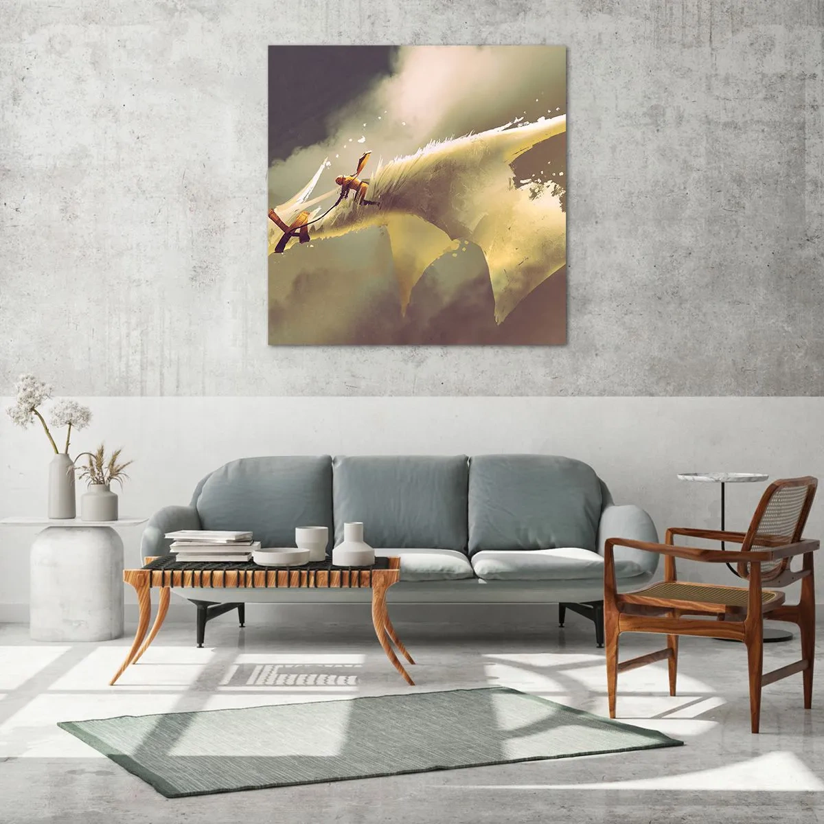 Obraz na skle - Zachránit svět - 60x60 cm