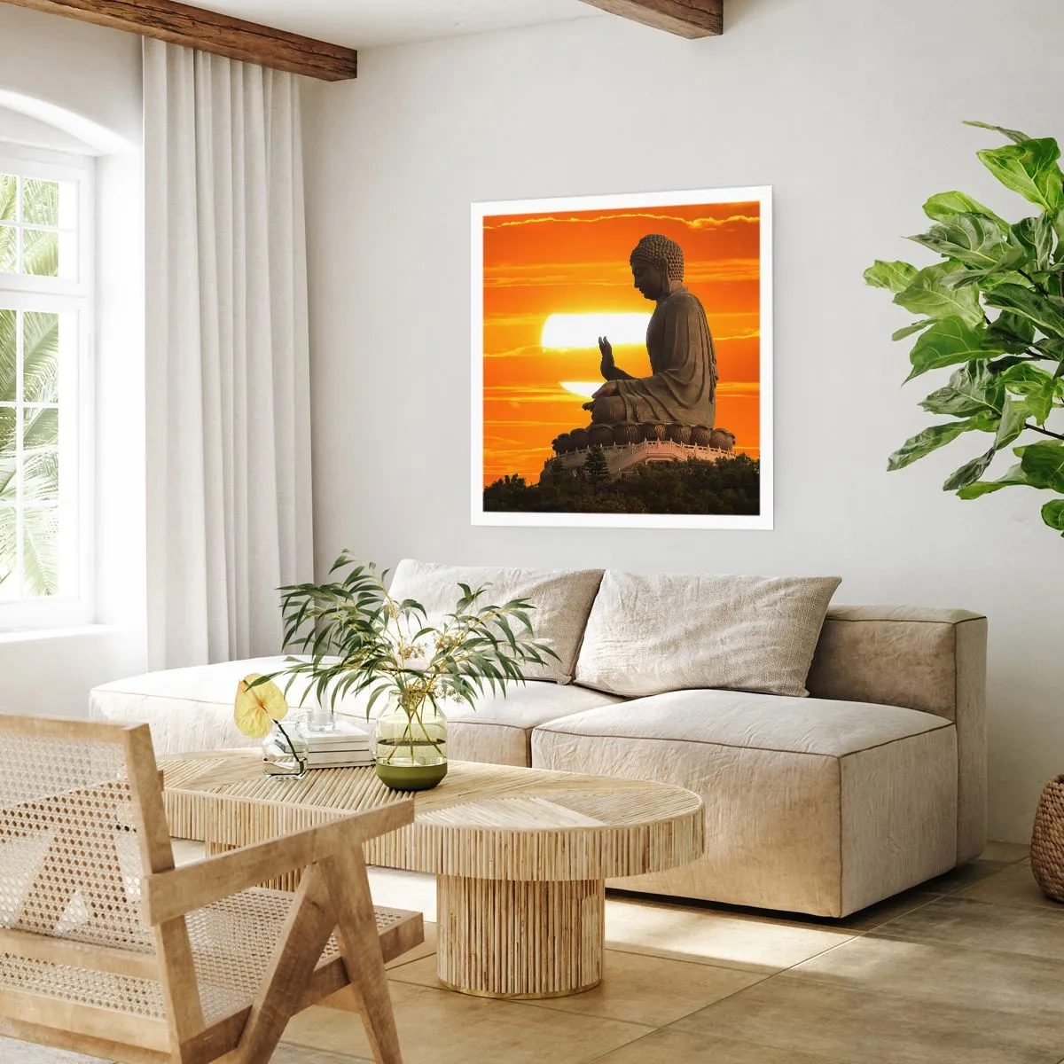 Plakát - Bez strachu ze světa - 60x60 cm