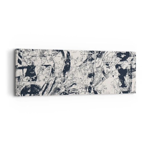 Obraz na plátně - Prolínání protikladů - 90x30 cm