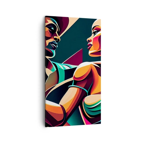 Obraz na plátně - V rytmu srdce - 45x80 cm